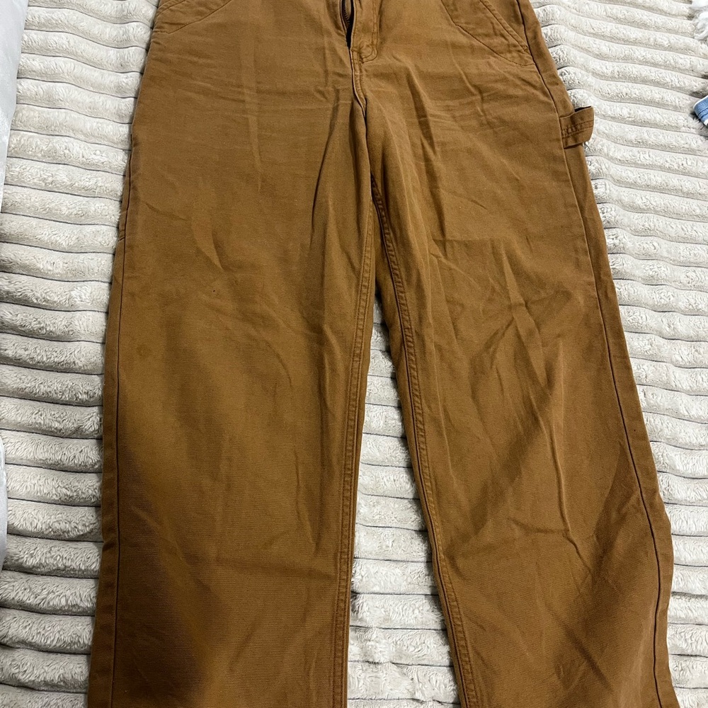 Vans Tan Cargo Jeans Durable Workwear